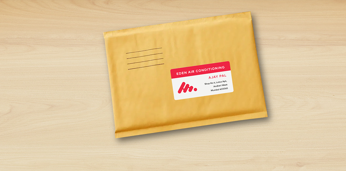 Mailing stickers store